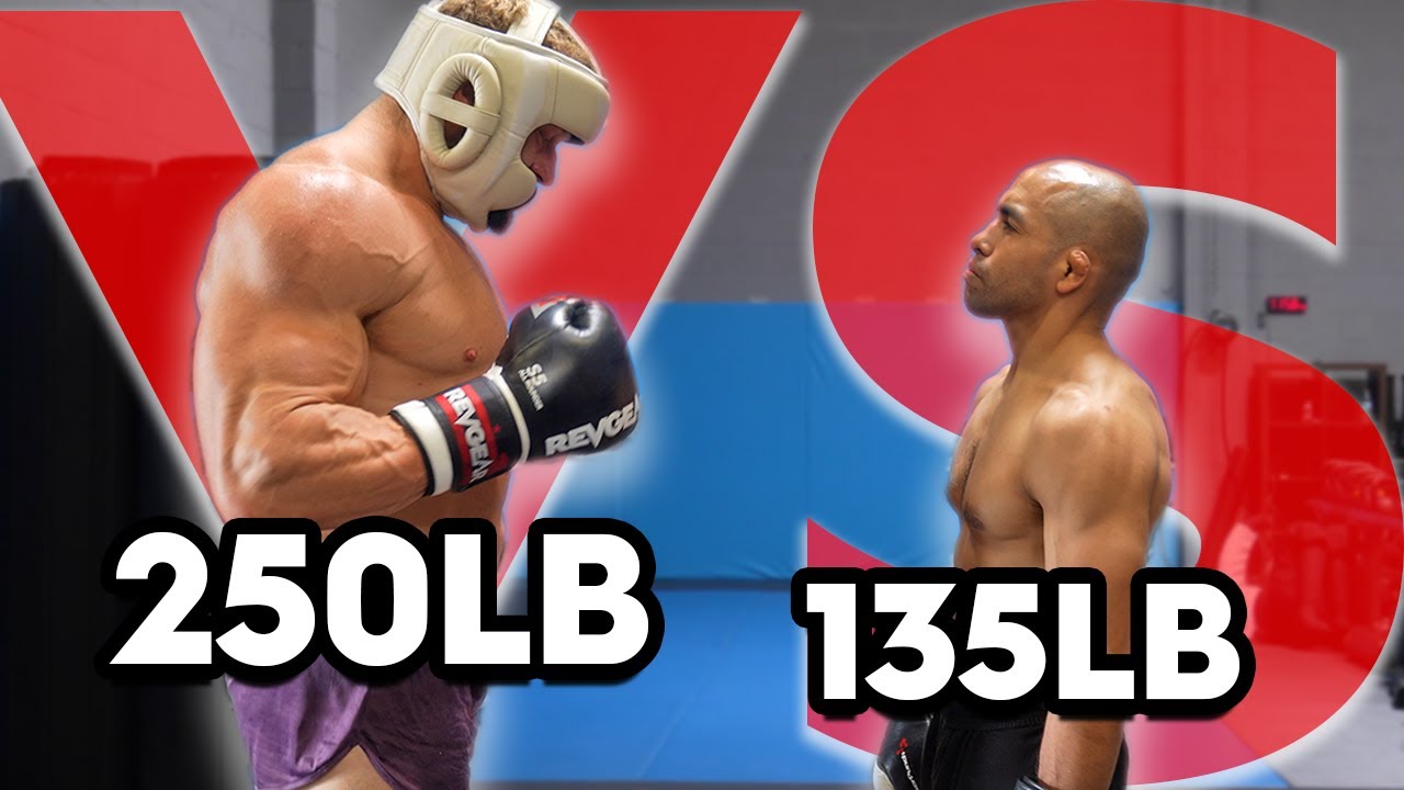 250LB Bodybuilder VS 135LB MMA Fighter