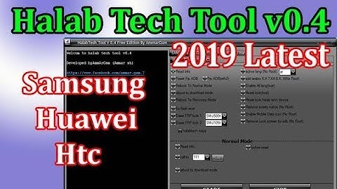 Halab Tech Tool v0.4 with FRP | IMEI Repair and Country Code unlock Tools