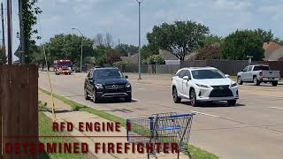 Rowlett Fire Department Engine 1 Responding