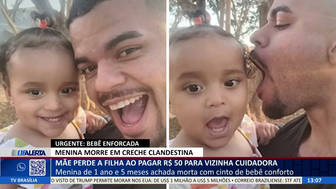 DF ALERTA - Mãe perde a filha ao pagar R$ 50 para vizinha cuidar
