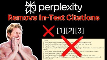 Remove In-Text Citations When Copying Answers in Perplexity AI