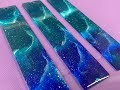 148 - Resin Art - Art Pro Resin - Bookmarks Aurora Borealis - Magical effects