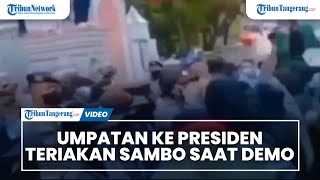 Mahasiswi Orasi Sambil Ucapkan Kata-kata Jorok ke Jokowi dan Teriakan Sambo