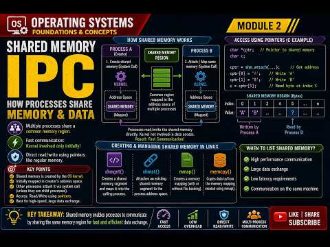 CSCI5605|Mod2-Vid2| IPC - Shared Memory IPC