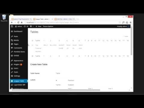 League Table - Add responsive capabilities
