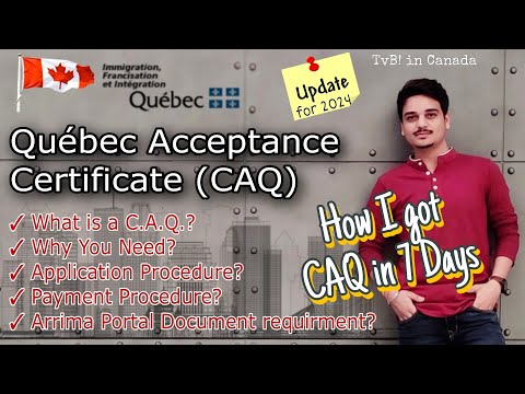   Step By Step How To Apply Québec CAQ For 2024 Arrima Portal International Student TvB In Canada