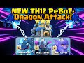 New TH12 PeBoE-Dragon War Attack | x7 Max E- Dragon x2 Max Pekka x16 Max Bowler | New Strategy : COC
