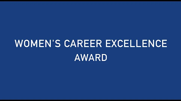 2020 Women's Career Excellence Award - Michelle Tu...