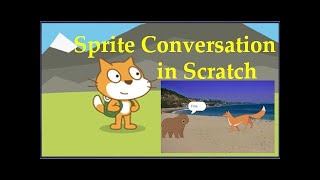 SCRATCH PROJECT FOR KIDS | simple project | CREATING CONVERSATIONS/ DIALOGUES BETWEEN CHARACTERS 💬