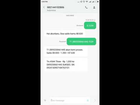 Cara isi pulsa lewat sms banking *141# || mudah dan cepat. 