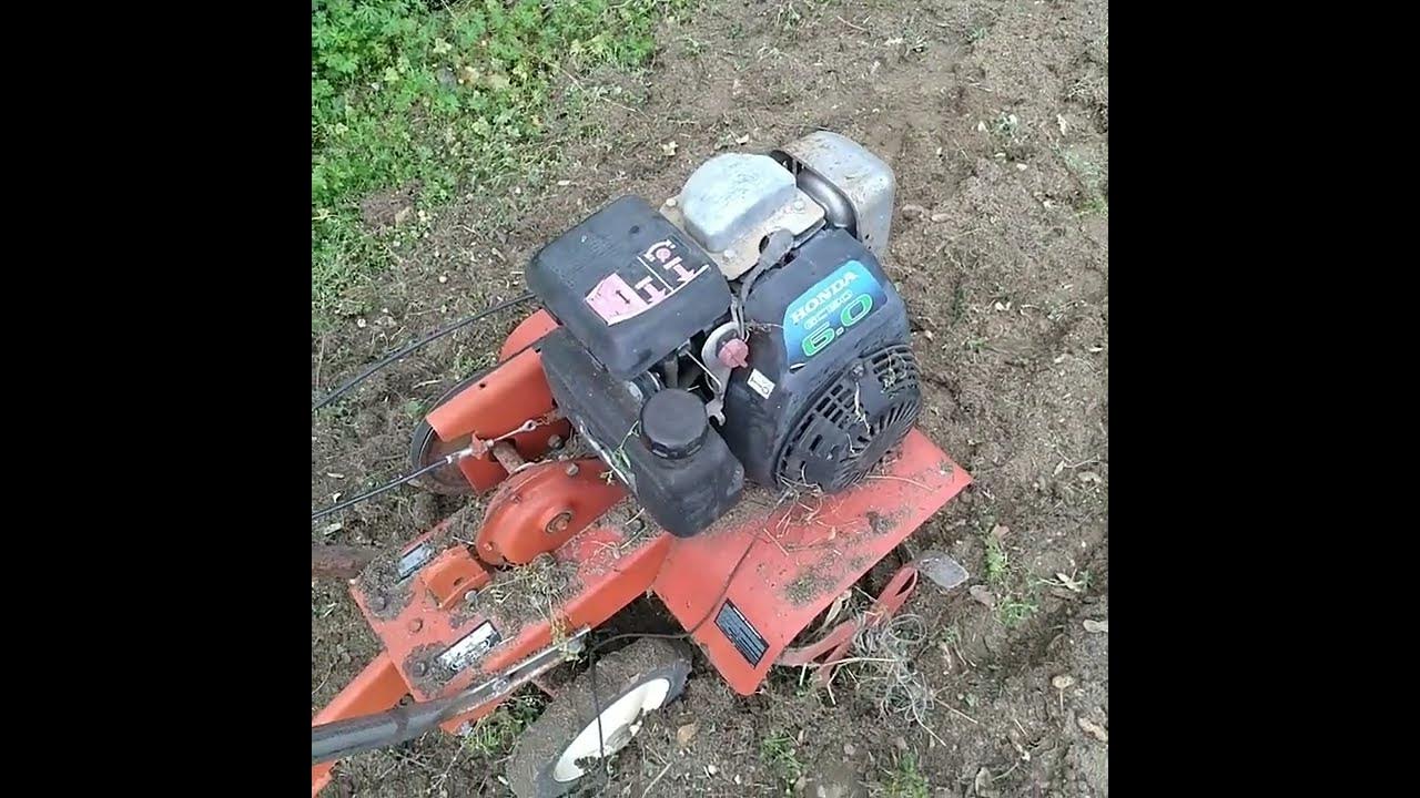 Yard man Tiller with 6hp Honda Engine Upgrade - YouTube