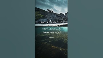 رَبِّ قَد آتَيتَني مِنَ المُلكِ وَعَلَّمتَني | سورة يوسف آية 101 | ناصر القطامي #قرآن #تلاوة_خاشعة