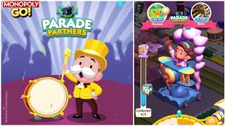 Parade Partners - Monopoly Go New Partner Event - New Token Gameplay - Part 2 #monopolygo