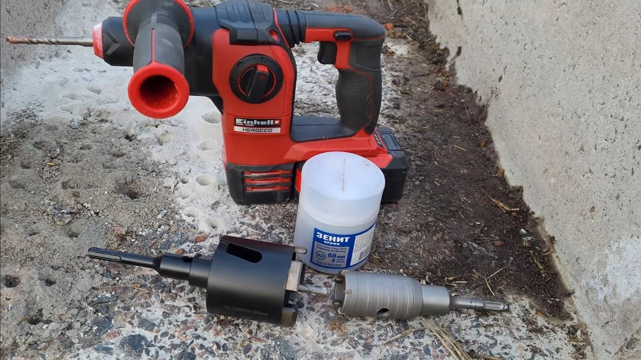 🇺🇦🫡ч.6 Буримо коронками 40 мм та ріжим 68 алмазом 