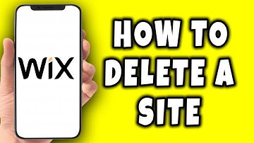 How To Delete A Site In Wix || Short Tutorial