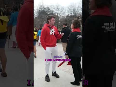 FAKE Pastor at LGBTQ Rally