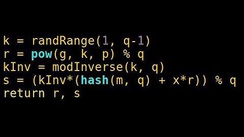 Digital Signature Algorithm (DSA)
