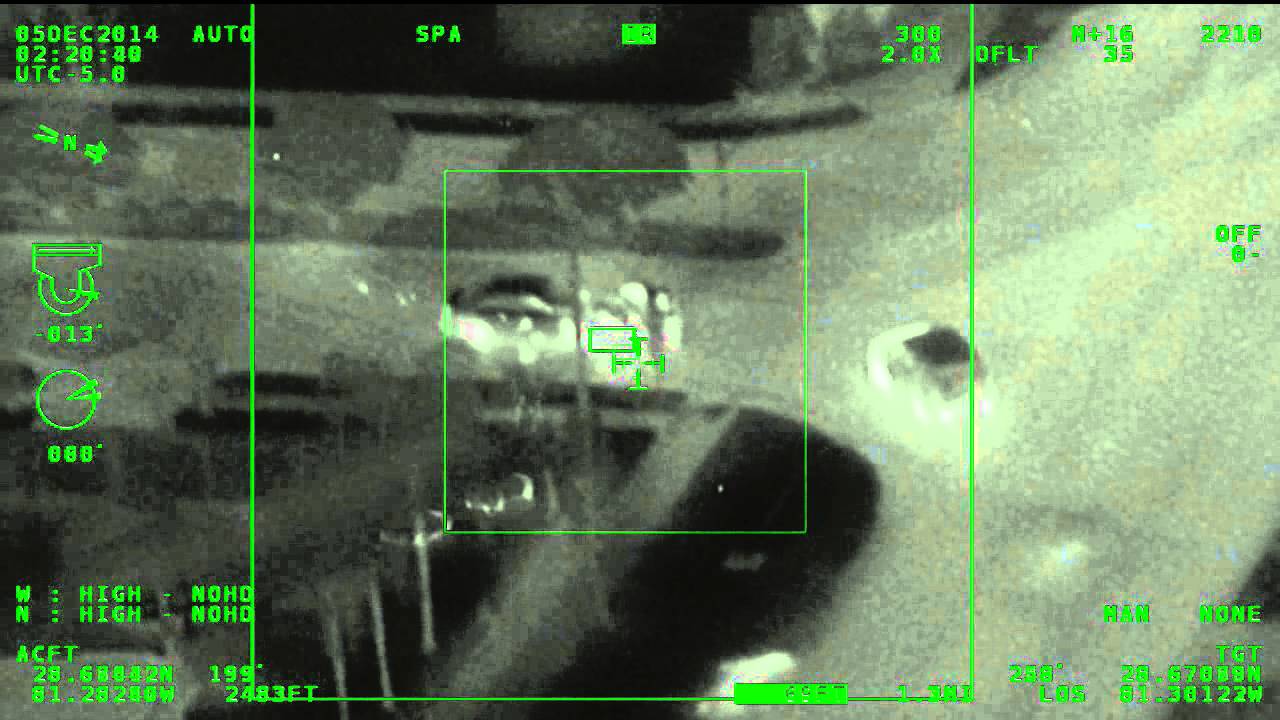 SCSO's Alert helicopter catches burglar in the act
