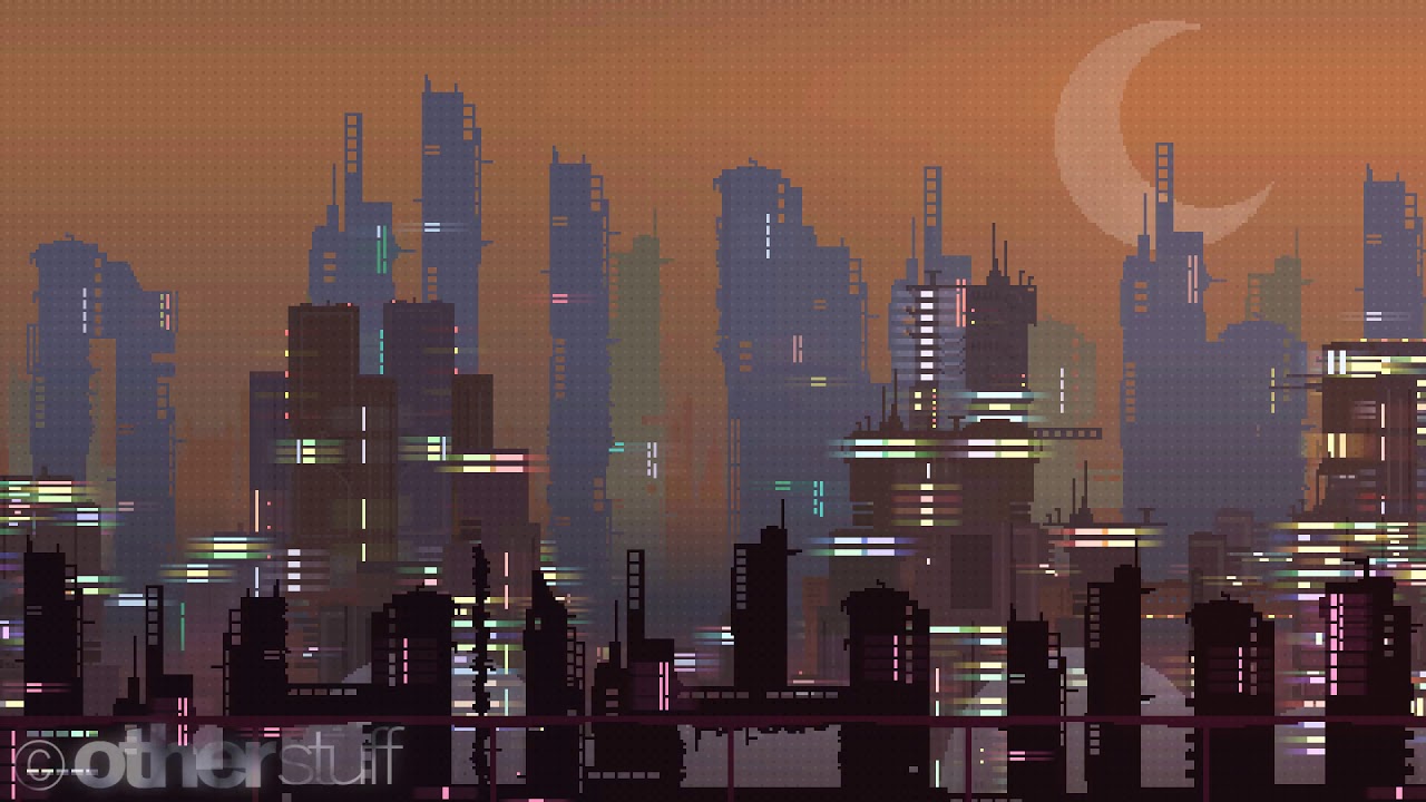 Pixel Art City - YouTube