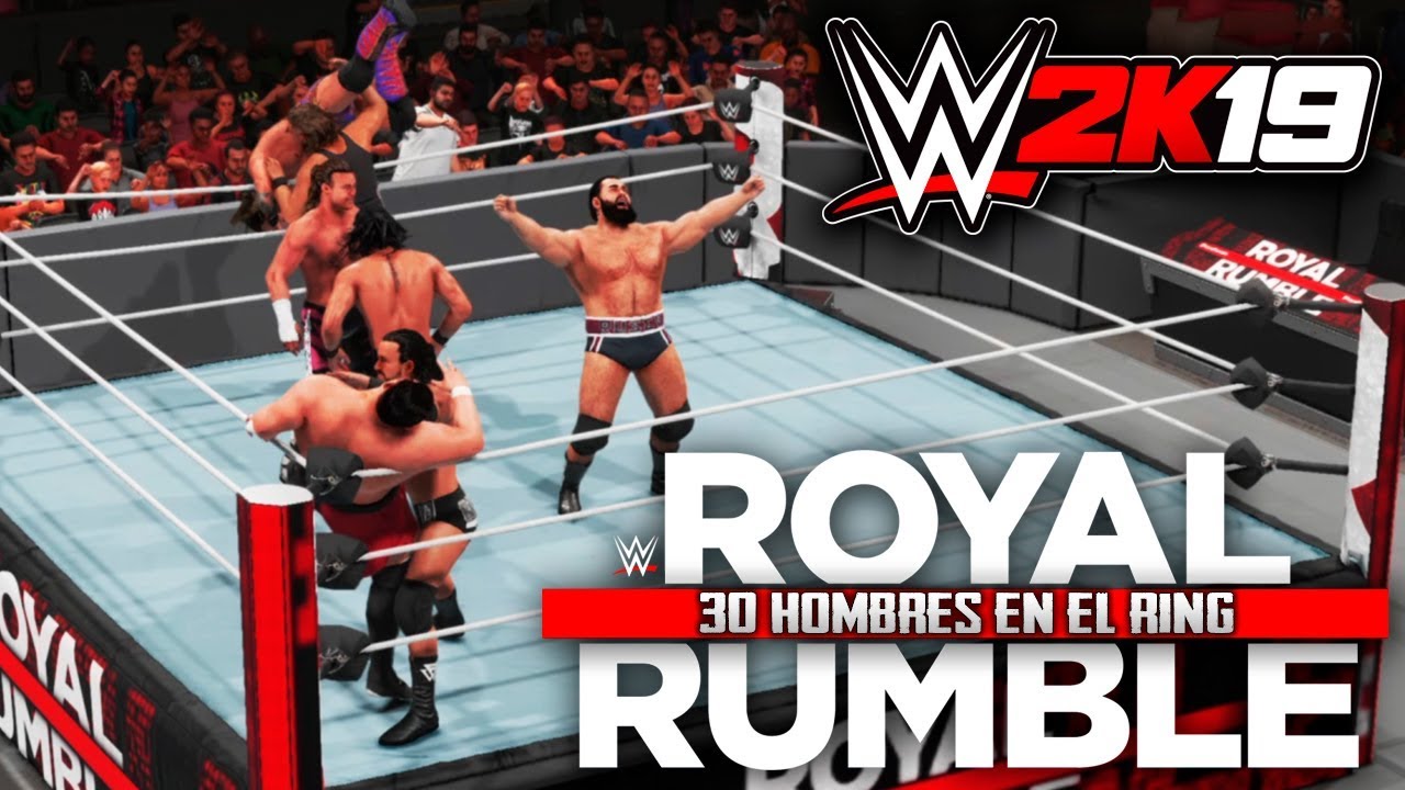 WWE 2K19 ROYAL RUMBLE MATCH - 30 LUCHADORES, 1 GANADOR