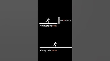 The Secret to Success 🌟 Don’t Aim to Be Best… Aim to Be Better!