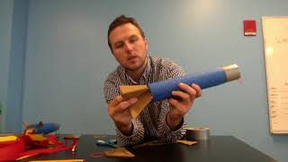 STEM Activity: Making a rocket out of a pool noodle!