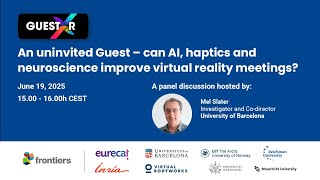 Webinar - An uninvited Guest – can AI, haptics and neuroscience improve virtual reality meetings?