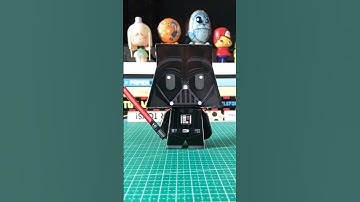 Lets make Darth Vader #papercraft #starwars #shortvideo
