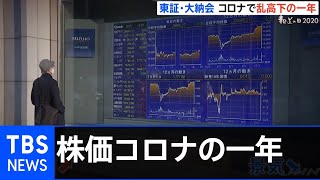 東証・大納会 コロナで乱高下の一年