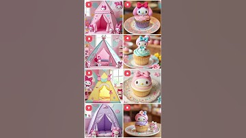 Thumbnail of tenda dan cup cake my melody, suka yang mana? #fyp #shorts #trending