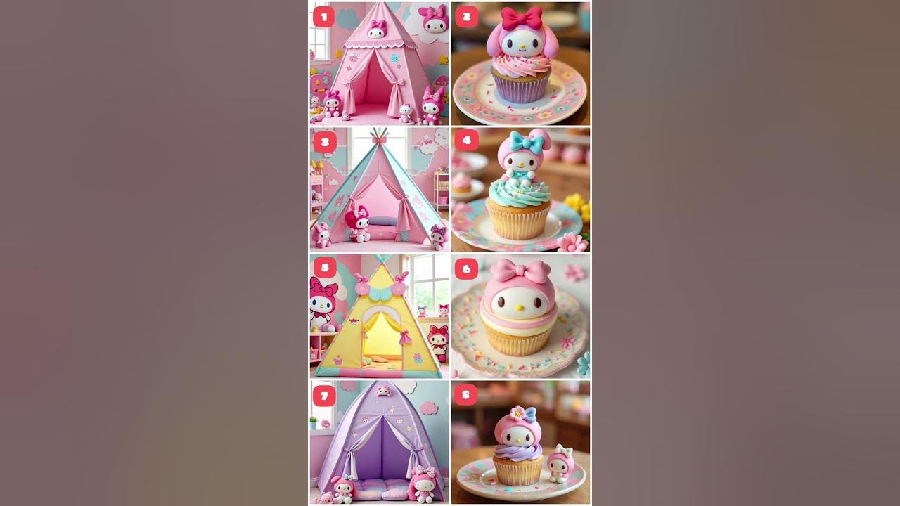 tenda dan cup cake my melody, suka yang mana? #fyp #shorts #trending tenda dan cup cake my melody, suka yang mana? #fyp #shorts #trending