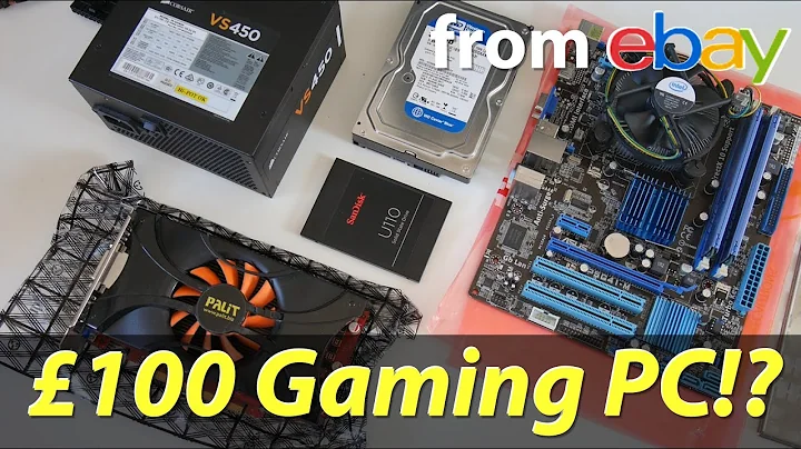 £100 Gaming PC Build! Building a budget £100 Gaming PC from eBay!
