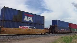 UP Golden State Route:  Marion, AR intermodal RE-route with all NS consist!! 07/03/2017