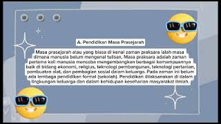 SEJARAH PENDIDIKAN DI INDONESIA PADA MASA PRASEJARAH