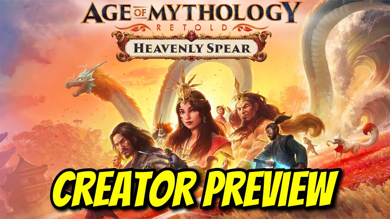 JAPANESE GODS AND MYTH UNITS - Heavenly Spear (Age of Mythology: Retold) - CREATOR PREVIEW