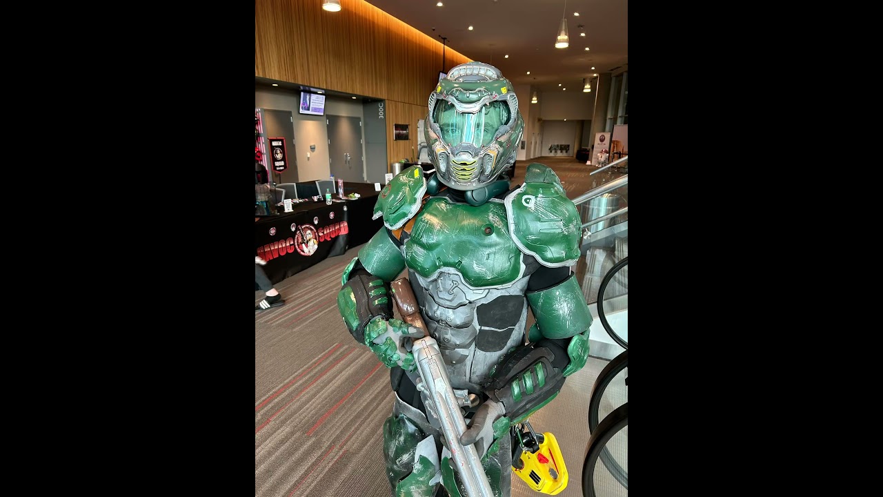Doom Slayer Cosplay Process #doomslayer #costume #cosplay #progression #glowup #memes #viral
