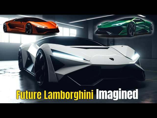 Lamborghini Trono is a Futuristic All-Electric Hypercar with a