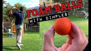Golf Foam Balls with Dimples | Practice Golf Ball Review screenshot 5