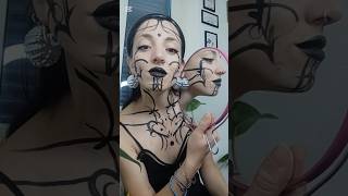 Tribal Elf face paint#fantasy #makeuptutorial #howto #shortvideo #video #vlog #makeup #short #viral