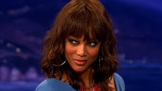 Tyra Banks Interview Part 02 - Conan on TBS