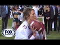 Girl wins $100,000 throwing football with two hands