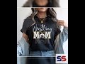 Wrestling Mom Custom Glitter Design Unisex Soft Jersey Bella Canvas Shirt Great Boujee Boho Gift ...
