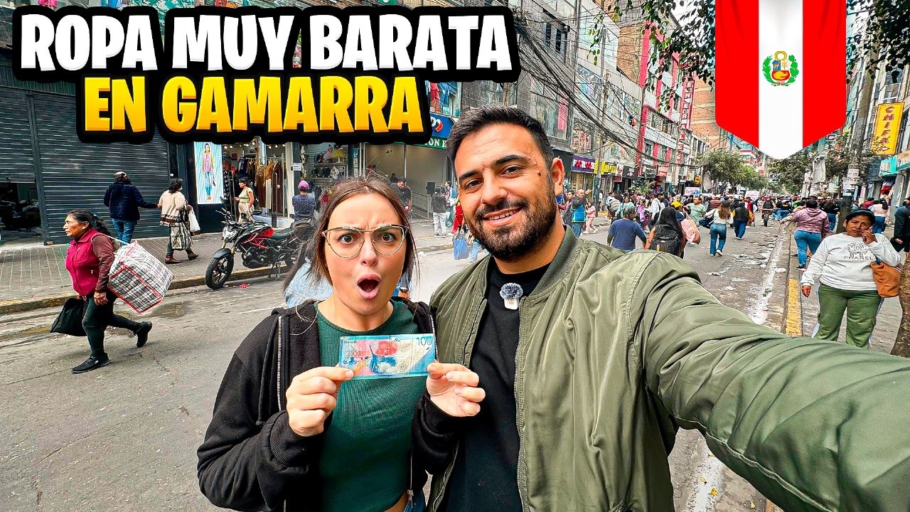 Asi es el EMPORIO DE ROPA mas BARATO de PERU🇵🇪 | Qué podemos COMPRAR en GAMARRA con 300 SOLES?