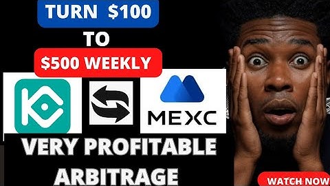 KUCOIN + MEXC CROSS EXCHANGE CRYPTO ARBITRAGE  || MAKE $100 WEEKLY || HOW TO PERFORM ARBITRAGE