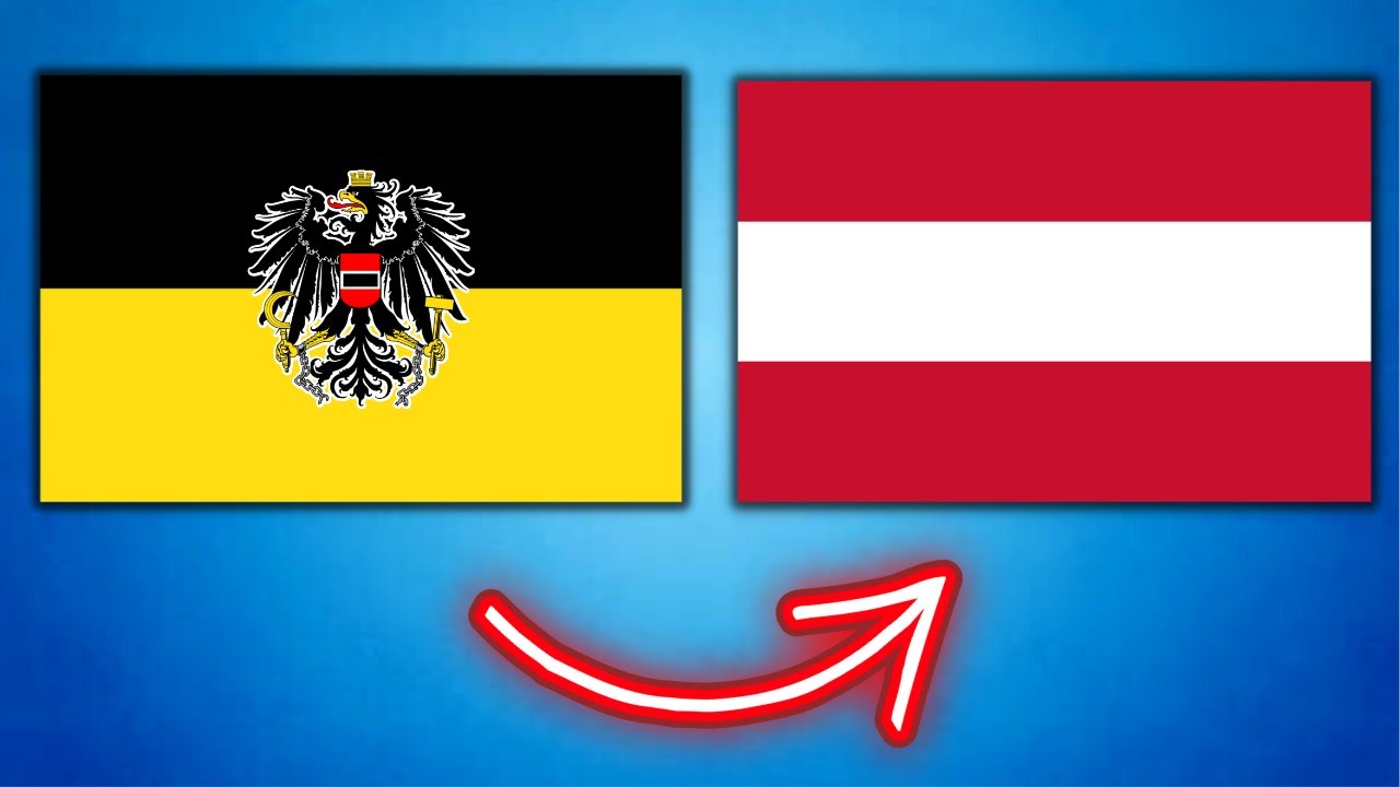 Warum verschwand die ursprüngliche Österreich Flagge? - YouTube