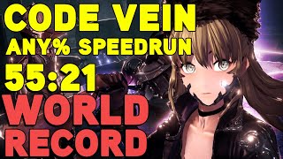 Code Vein any% Speedrun in 55:21 (WORLD RECORD 2020/02/19)