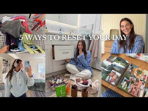 5 tips to make the most of this season: a vlog organizing, crafting, and thrifting
