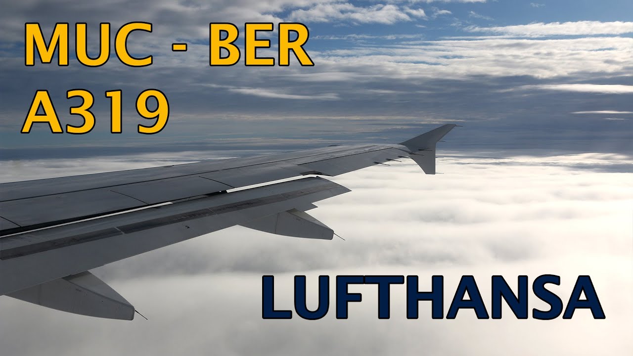 Lufthansa A319 flight Munich - Berlin (BER) trip report
