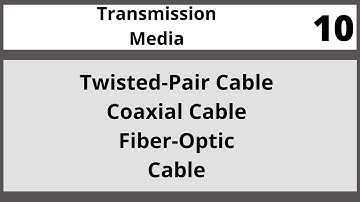 Transmission Media | Data communication and Networking | Chapter 7 | in Urdu  LECTURE 10