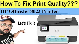 طابعة HP OfficeJet Pro ذات جودة طباعة رديئة - اللون الأسود لا تتم الطباعة - الألوان مفقودة